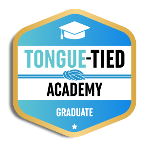 Tongue-Tied Academy Badge